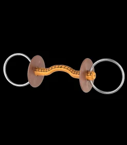 beris Wassertrense, Lederstange Konnex Zungenbogen dünn, Ring 7,5cm