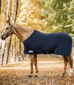 ECONOMIC Fleecedecke mit Kreuzgurten