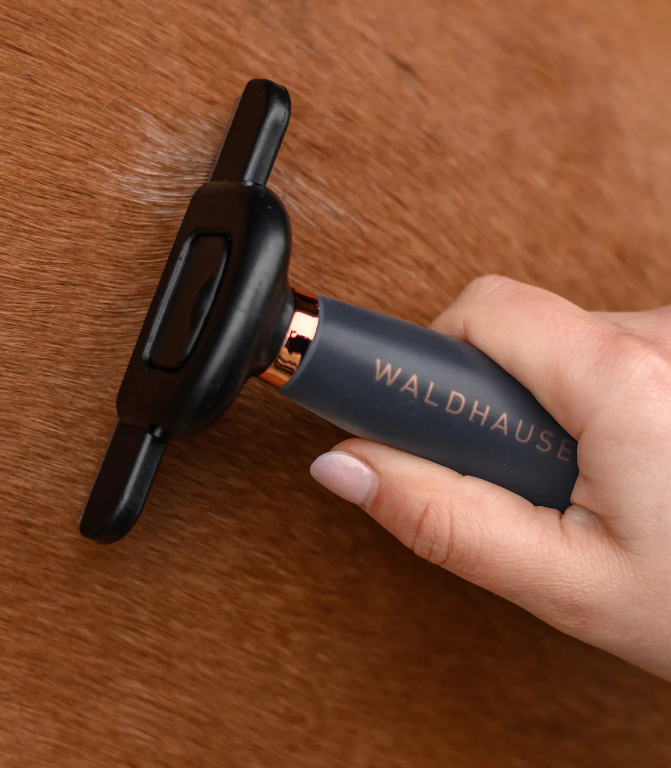 Fellwechselkamm mit Gelgriff, L