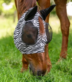 Fliegenmaske Puck Zebra