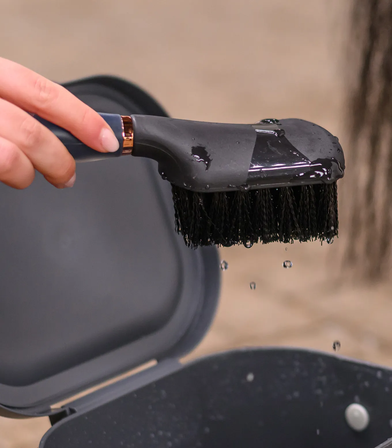 Hufbürste mit Gelgriff