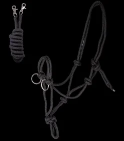 Knotenhalfter mit Zügel