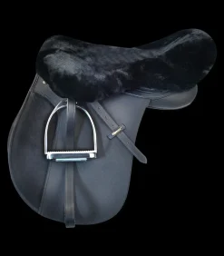 Lammfell Sattelsitzbezug