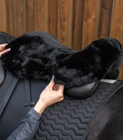 Lammfell Sattelsitzbezug