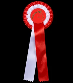 Preisschleife mit Doppelrosette