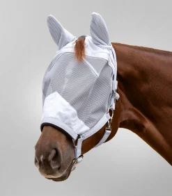 PREMIUM Fliegenmaske mit Halfter