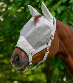 PREMIUM Fliegenmaske mit Halfter