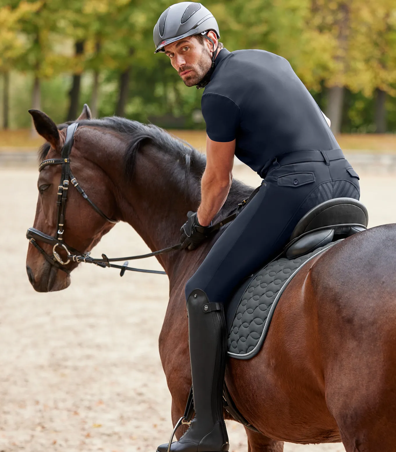 Reithose Marc Silikon, Herren