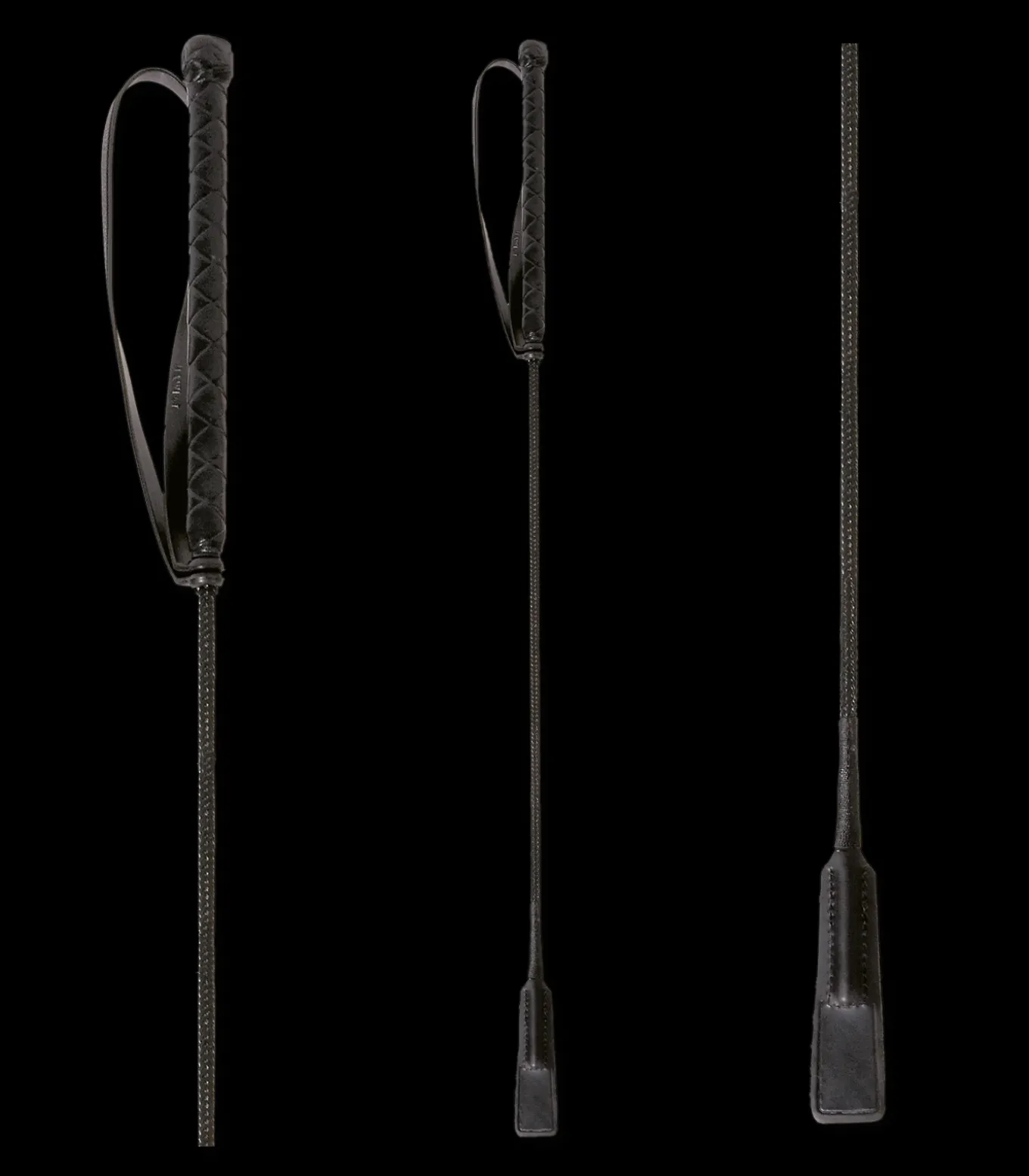 Springgerte mit schmaler Lederklatsche